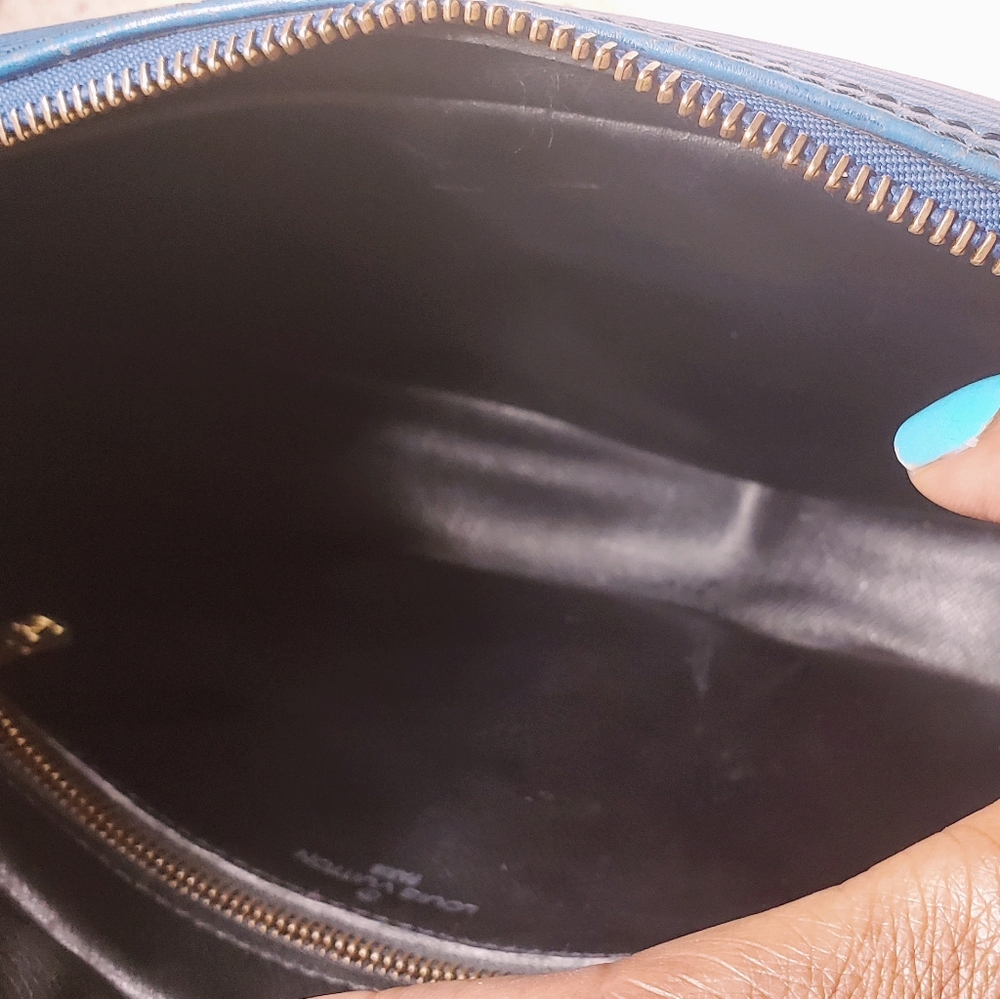 LOUIS VUITTON LEATHER JUENE FILLE EPI SHOULDER/CROSSBODY Toledo Blue π - Picture 15 of 16